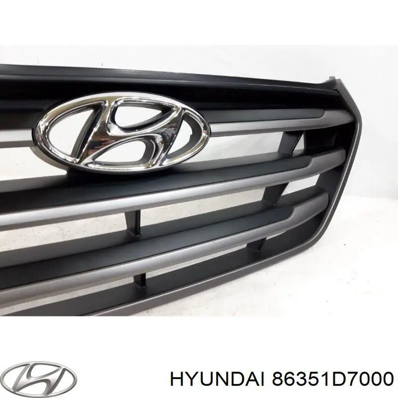 Облицювання радіатора Hyundai/Kia 86351D7000 ціна, від 66.85 USD