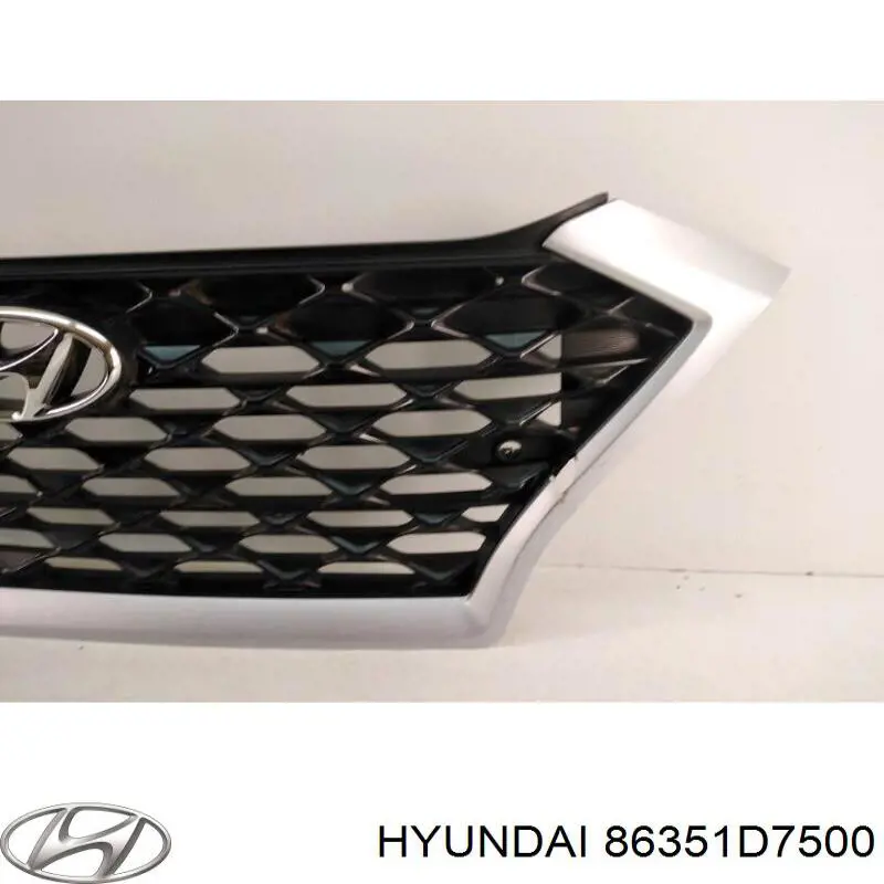 Облицювання радіатора Hyundai/Kia 86351D7500 ціна, від 155.02 USD