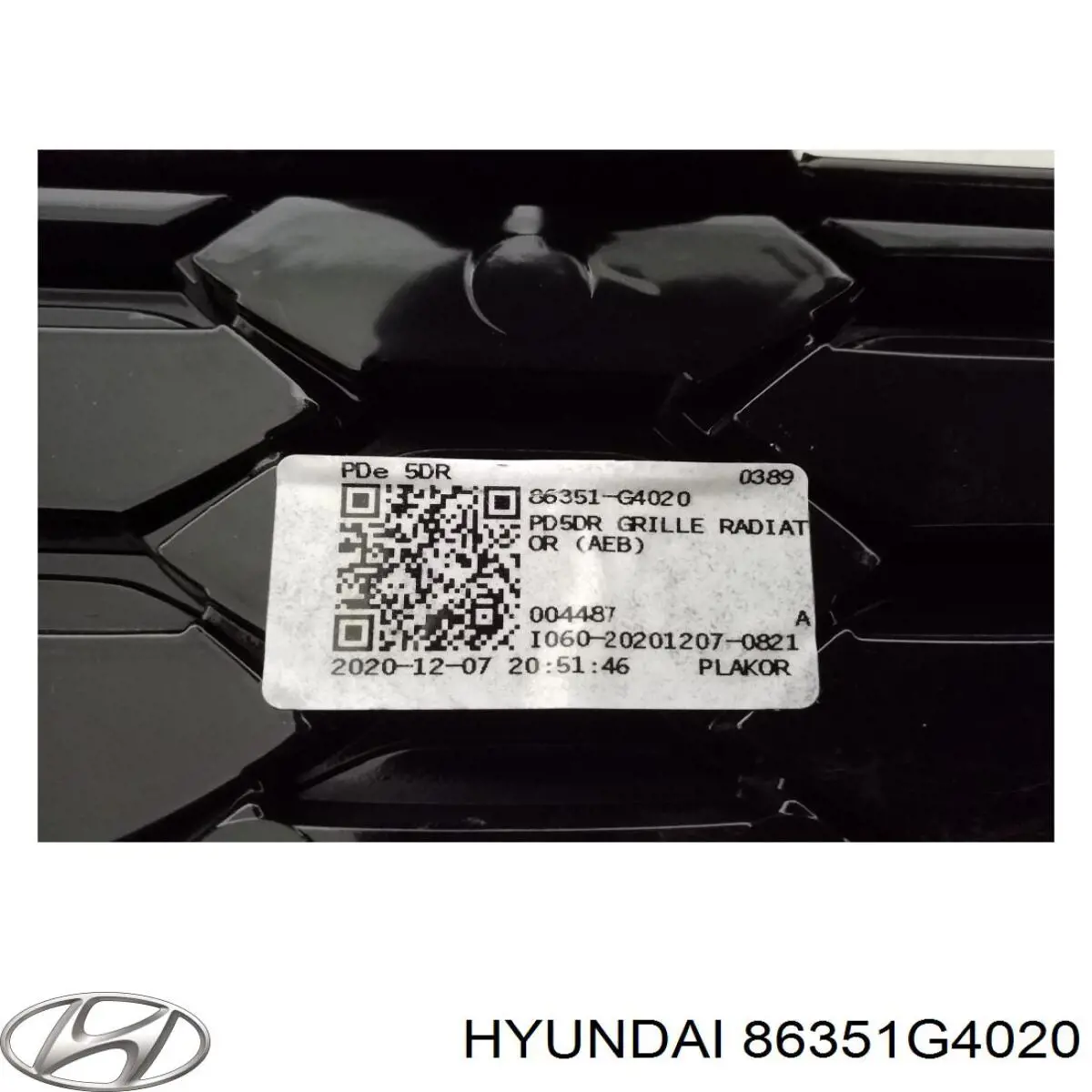 Облицювання радіатора Hyundai/Kia 86351G4020 ціна, від 231.45 USD