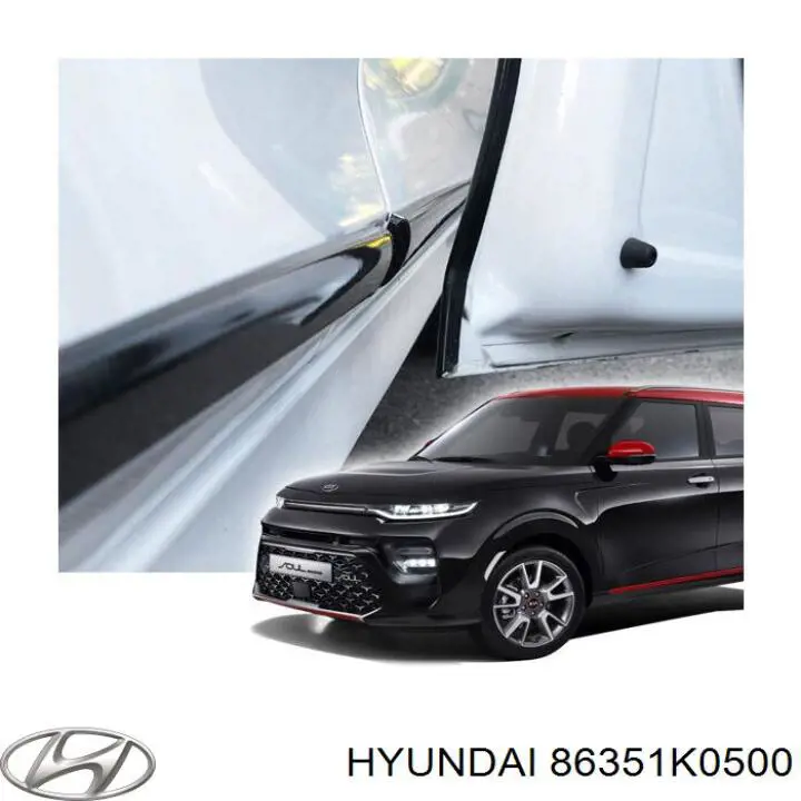 86351K0500 Hyundai/Kia Решітка радіатора