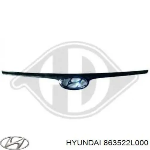 863522L000 Hyundai/Kia молдинг решітки радіатора