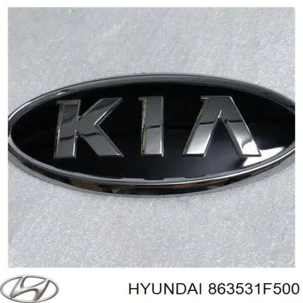 Емблема кришки багажника, фірмовий значок 863531F500 Hyundai/Kia