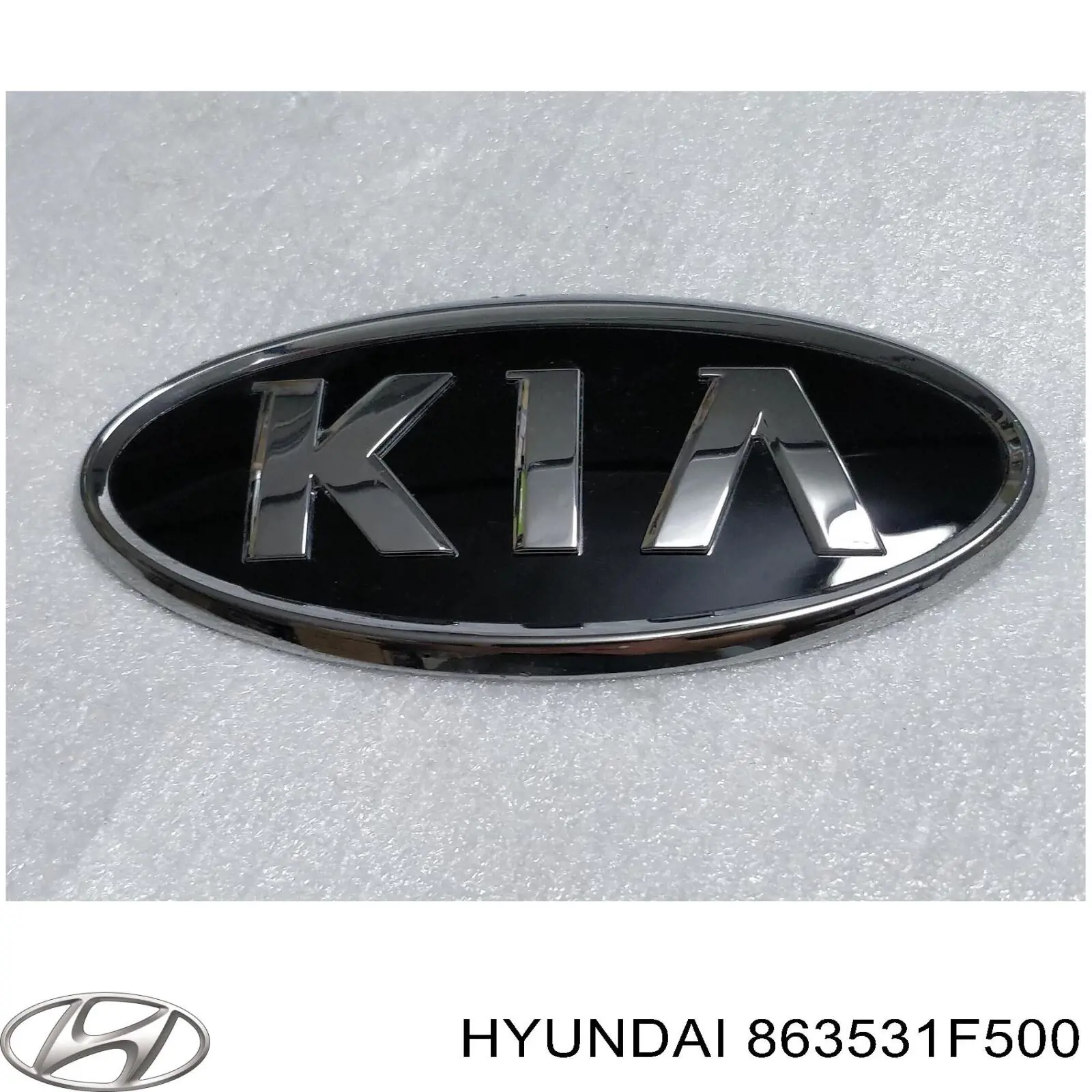 Емблема на кришку багажника, фірм.значок Hyundai/Kia 863531F500 ціна, від 42.28 USD