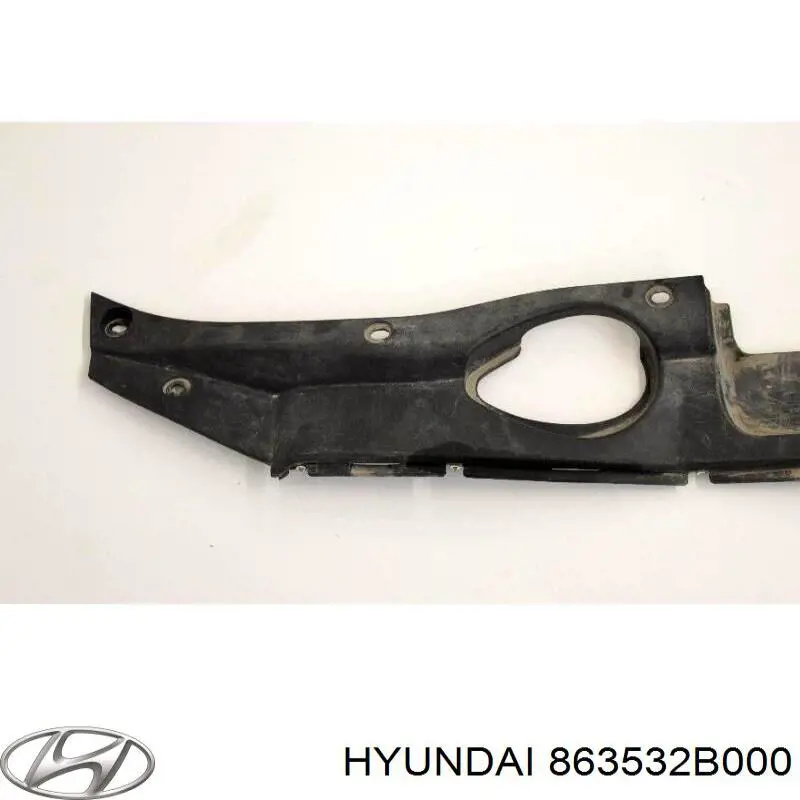 Накладка верхня передньої панелі/супорту радіатора Hyundai/Kia 863532B000 ціна, від 5.07 USD