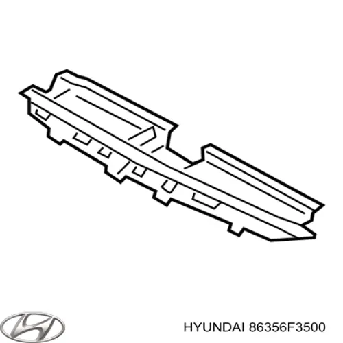 86356F3500 Hyundai/Kia Ободок решітки радіатора