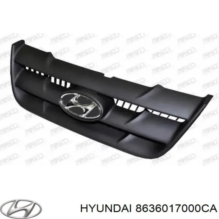 Облицювання радіатора Hyundai Matrix мінівен (FC) (2001 - 2005) ціна, від 30.13 USD