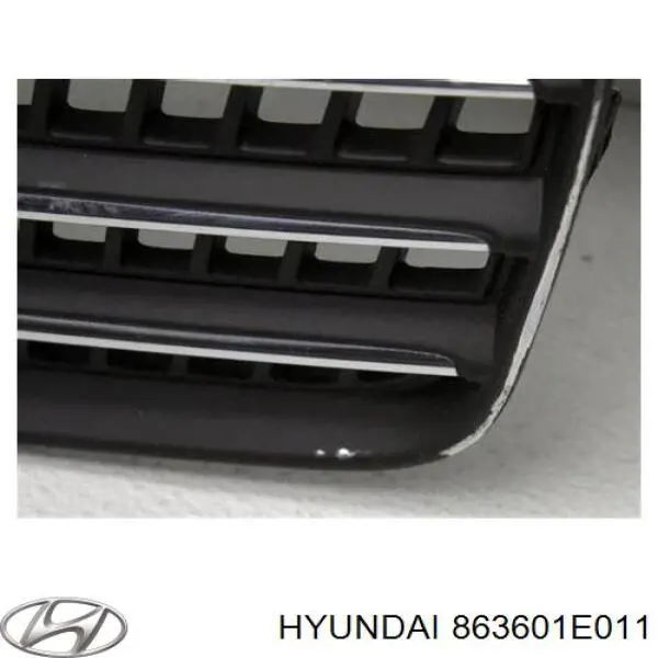 Решітка радіатора 863601E011 Hyundai/Kia