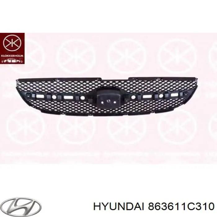 Молдинг решітки радіатора Hyundai/Kia 863611C310 ціна, від 101.92 USD