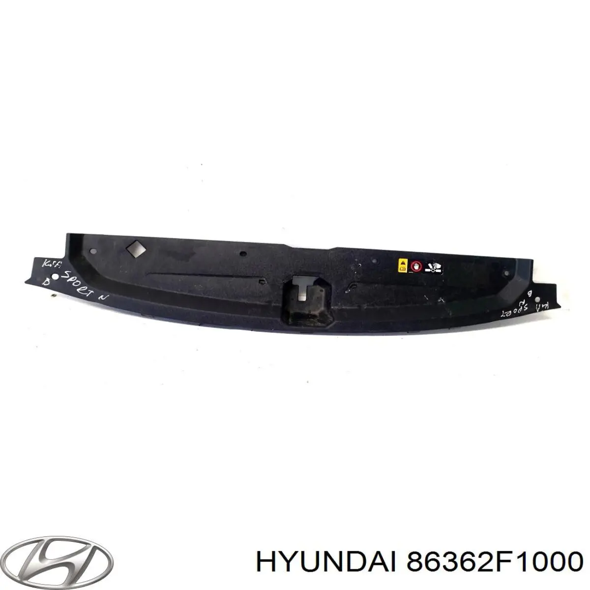 Накладка верхня передньої панелі/супорту радіатора Hyundai/Kia 86362F1000 ціна, від 56.97 USD
