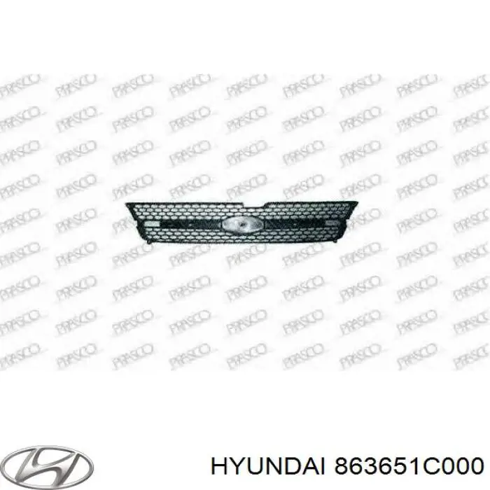 Купити 863651C000 Hyundai/Kia Захисна решітка радіатора
