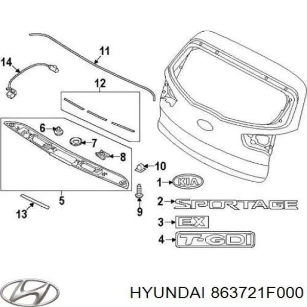 Купити 863721F000 Hyundai/Kia 
