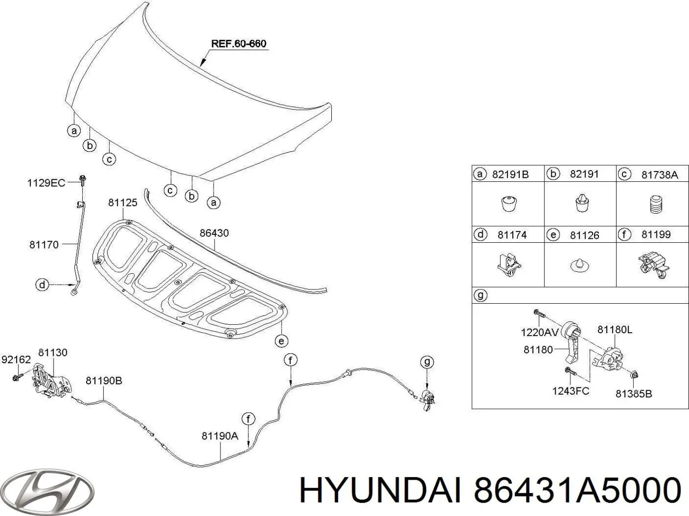 86431A5000 Hyundai/Kia 
