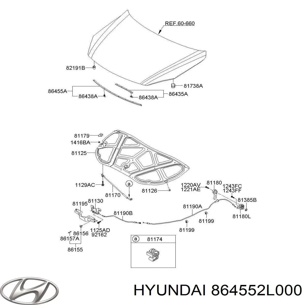 Купити 864552L000 Hyundai/Kia 
