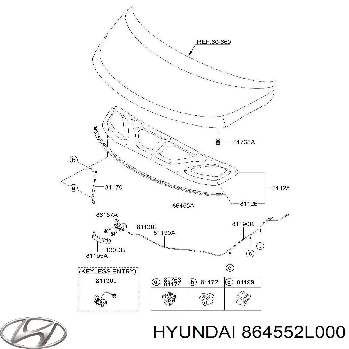  Hyundai/Kia 864552L000 ціна, від 12.67 USD