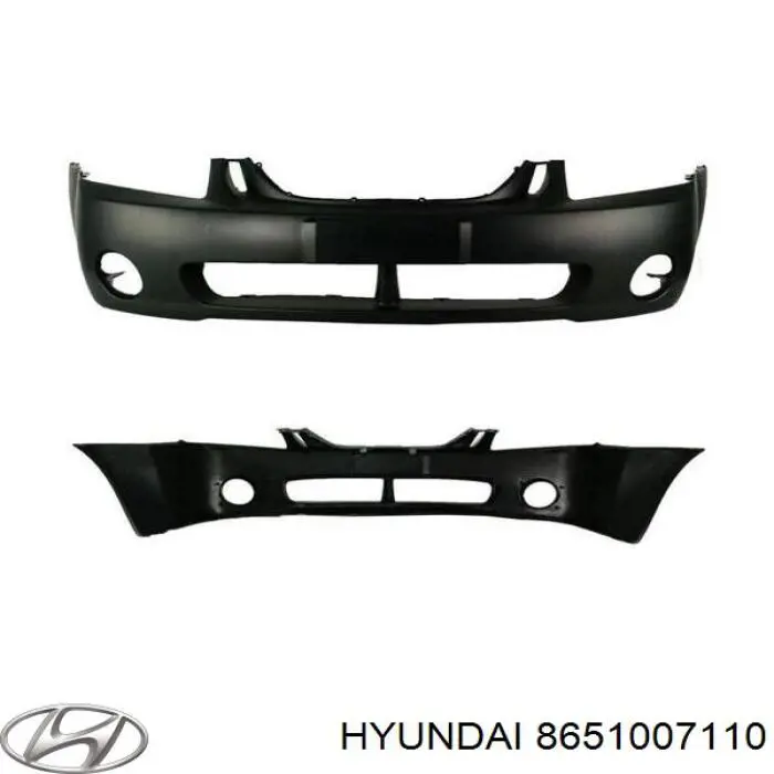 8651007110 Hyundai/Kia бампер передній