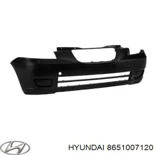8651007120 Hyundai/Kia бампер передній