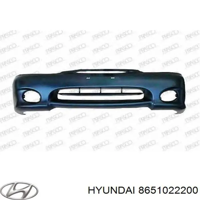 8651022200 Hyundai/Kia бампер передній