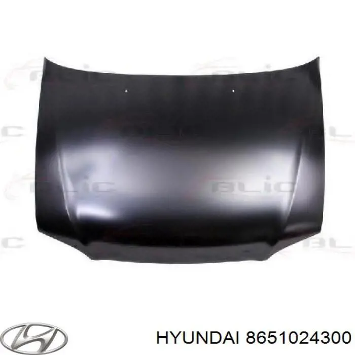 Передній бампер 8651024300 Hyundai/Kia