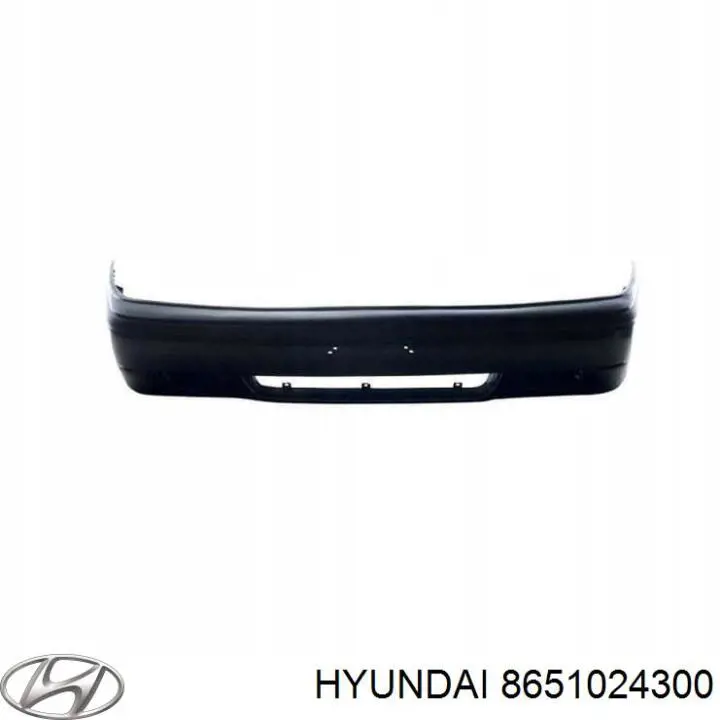 8651024300 Hyundai/Kia бампер передній