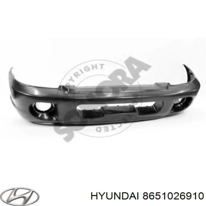 8651026910 Hyundai/Kia бампер передній