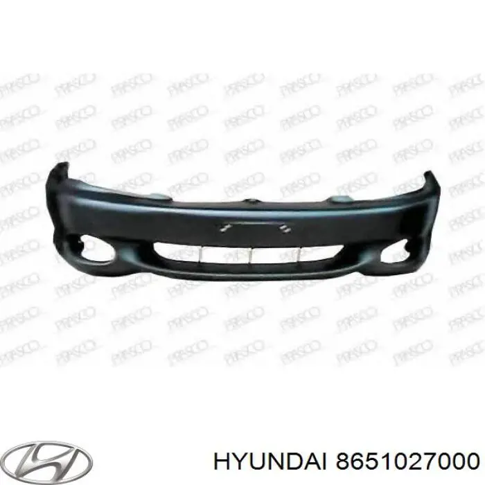 8651027000 Hyundai/Kia бампер передній