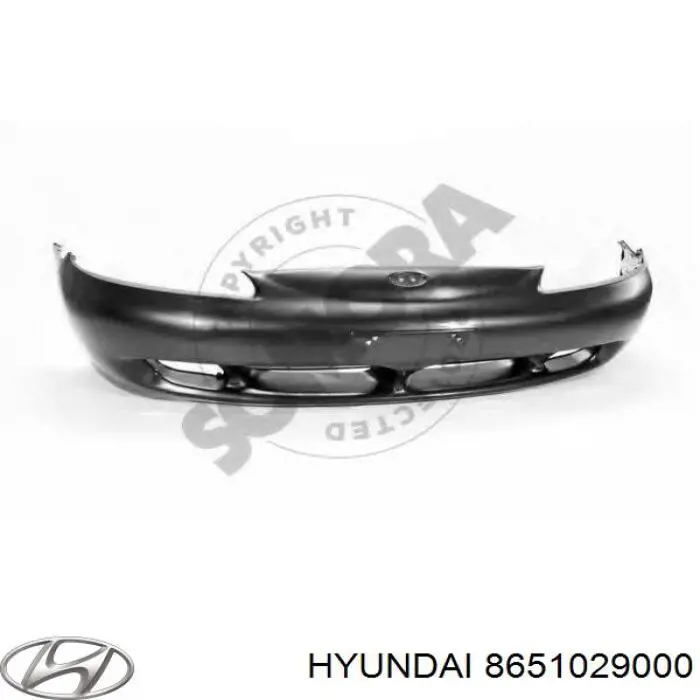 8651029000 Hyundai/Kia Бампер передний