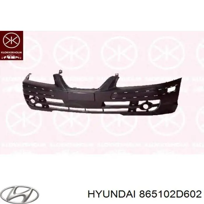 Купити 865102D602 Hyundai/Kia Буфер (бампер) передній