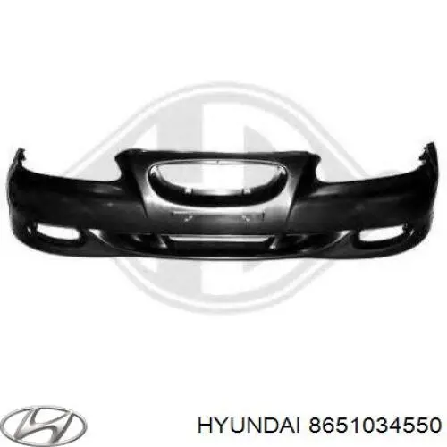8651034550 Hyundai/Kia бампер передній