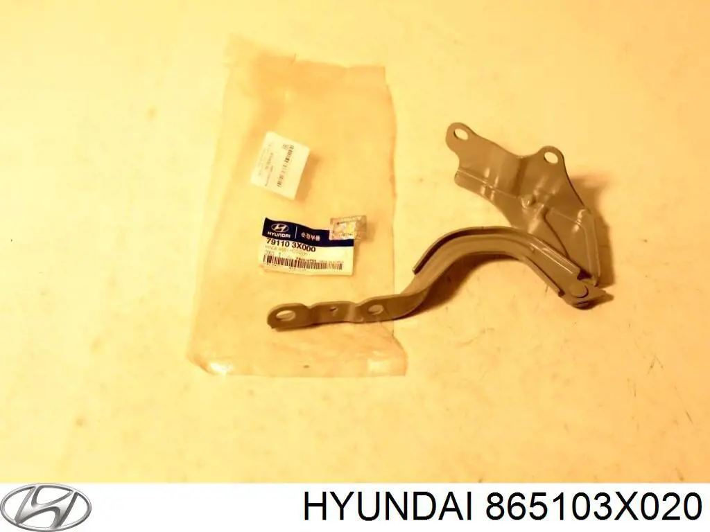 865103X020 Hyundai/Kia бампер передній