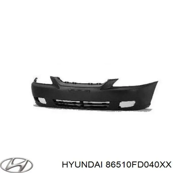 86510FD040XX Hyundai/Kia бампер передній