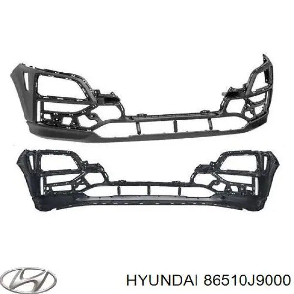 86510J9010 Hyundai/Kia Бампер передній в зборі