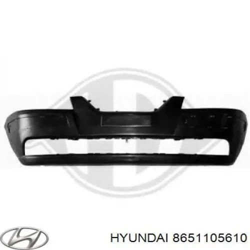 8651105610 Hyundai/Kia бампер передній