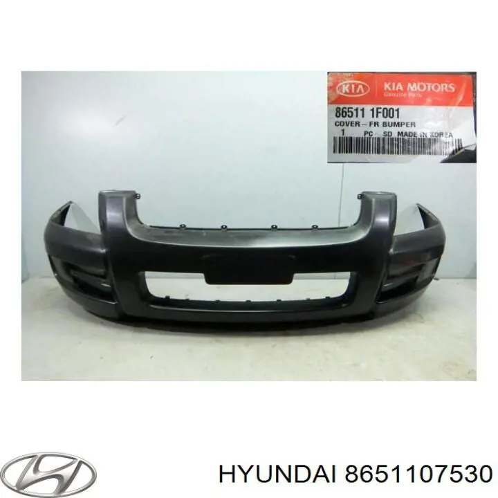 8651107530 Hyundai/Kia Бампер передній в зборі
