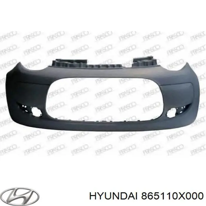 865110X000 Hyundai/Kia бампер передній