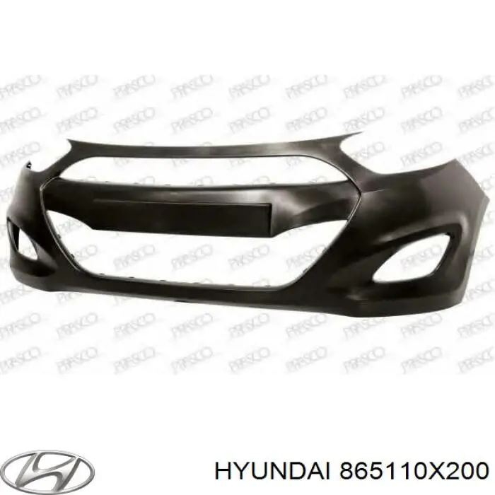 865110X200 Hyundai/Kia Бампер передній в зборі