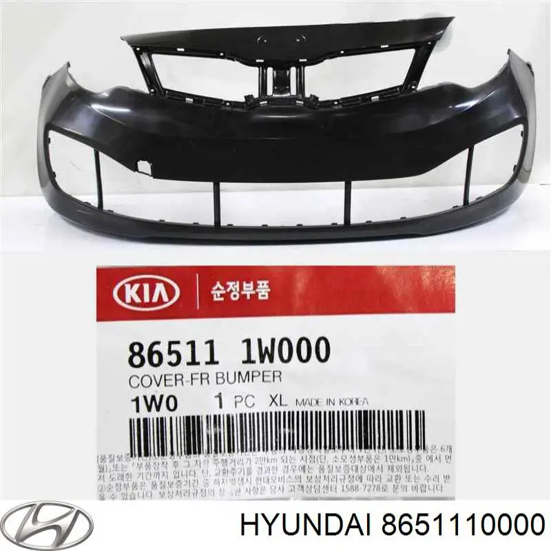 Купити 8651110000 Hyundai/Kia Буфер (бампер) передній