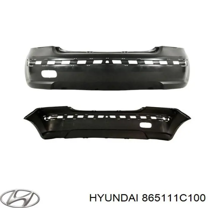 Купити 865111C100 Hyundai/Kia Буфер (бампер) передній