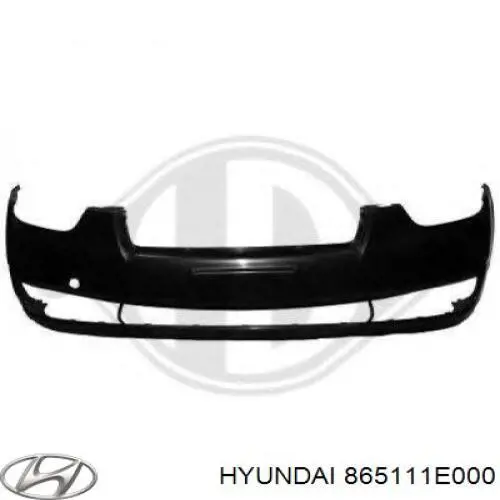 865111E000 Hyundai/Kia бампер передній