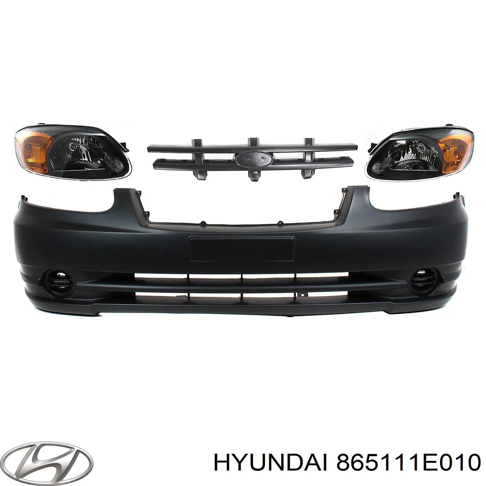 865111E010 Hyundai/Kia бампер передній