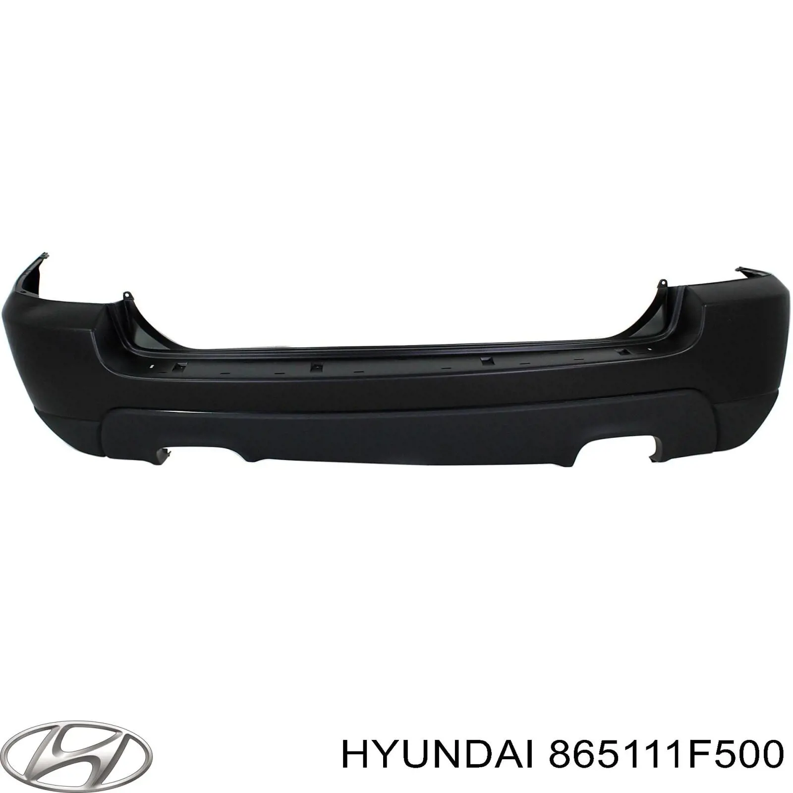 865111F500 Hyundai/Kia Бампер передній в зборі