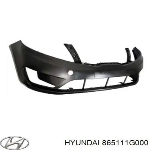 865111G000 Hyundai/Kia бампер передній