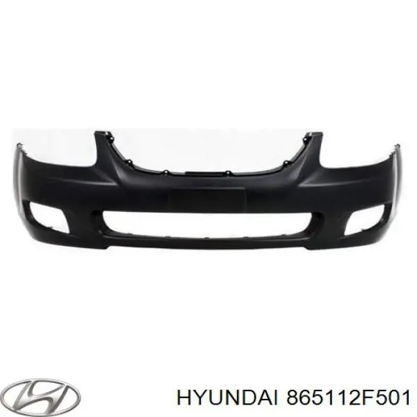 865112F501 Hyundai/Kia бампер передній