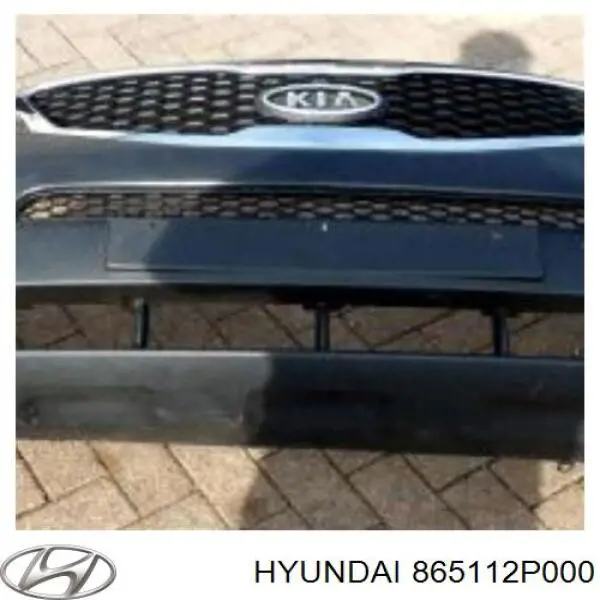 Купити 865112P000 Hyundai/Kia Бампер передній, верхня частина