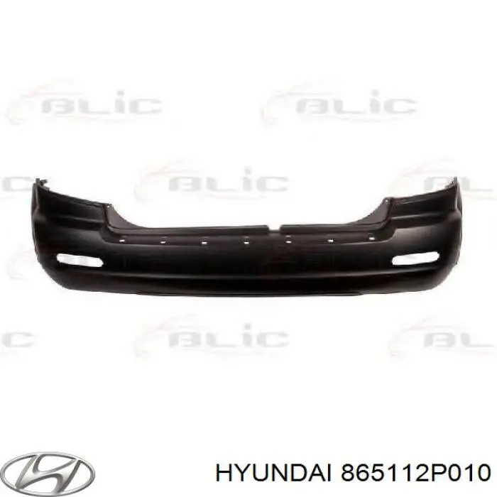 865112P010 Hyundai/Kia бампер передній, верхня частина