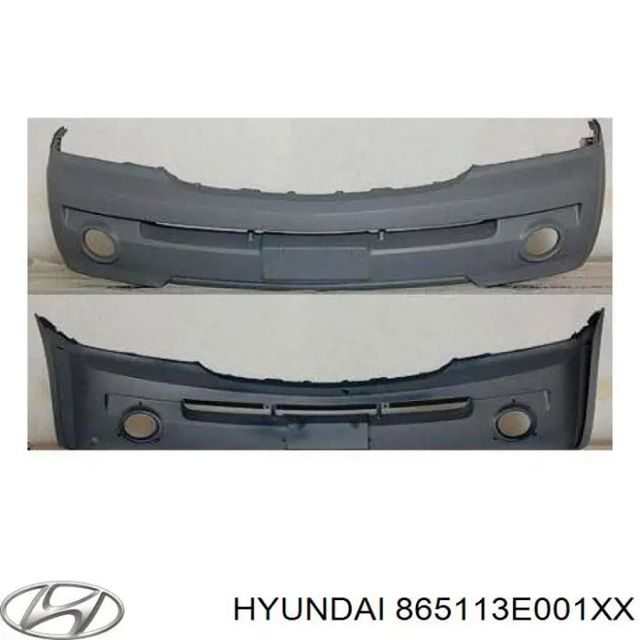 865113E001XX Hyundai/Kia бампер передній