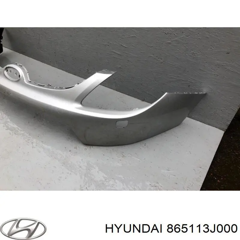 865113J000 Hyundai/Kia бампер передній, верхня частина