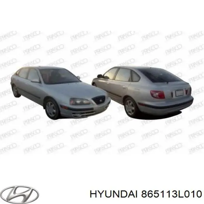 865113L010 Hyundai/Kia бампер передній