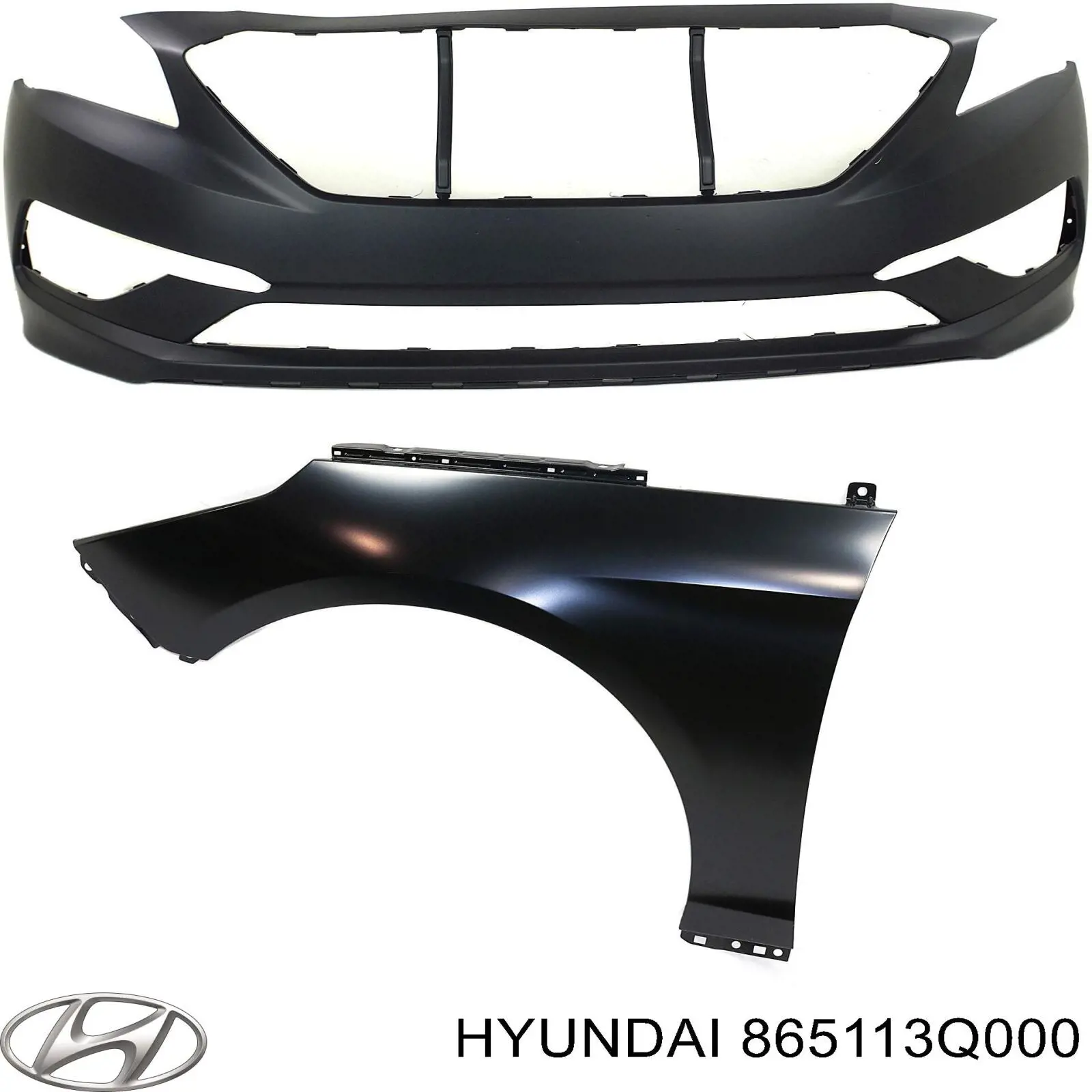 865113Q000 Hyundai/Kia бампер передній