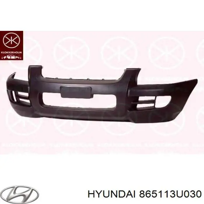 Бампер передній Hyundai/Kia 865113U030