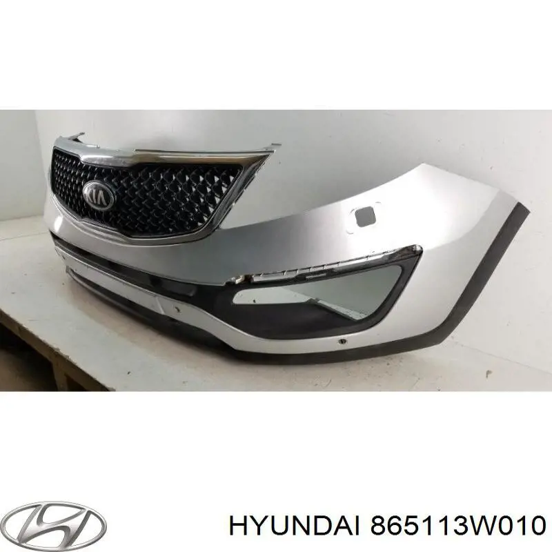 Передній бампер 865113W010 Hyundai/Kia